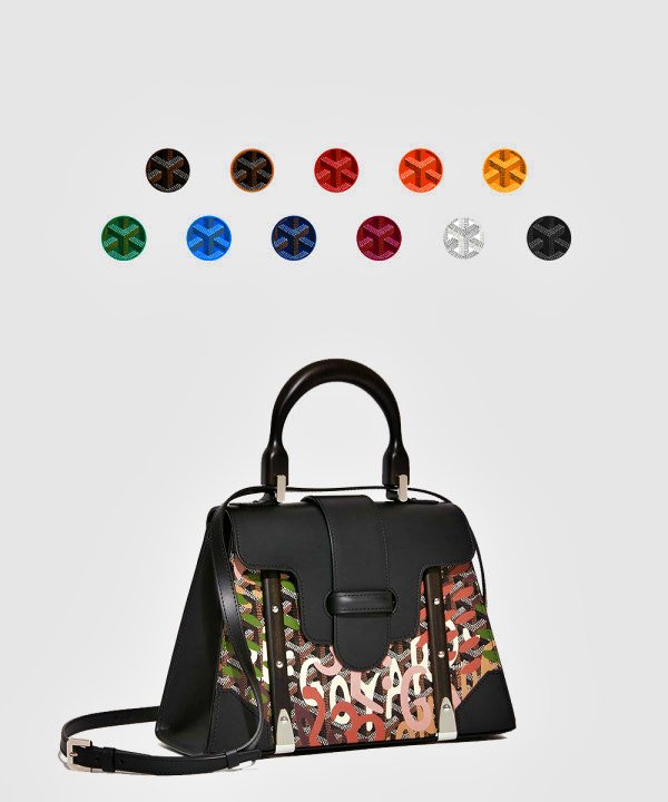 Goyard 사이공 PM 레터링 카모플라쥬