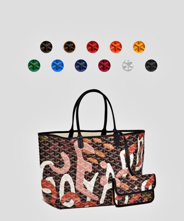 Goyard 사이공 PM 레터링 카모플라쥬