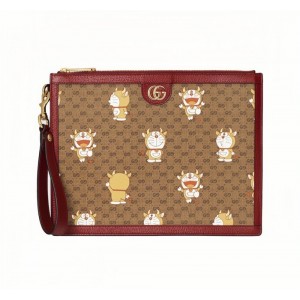 Gucci 슈프림 캔버스 클러치 654503