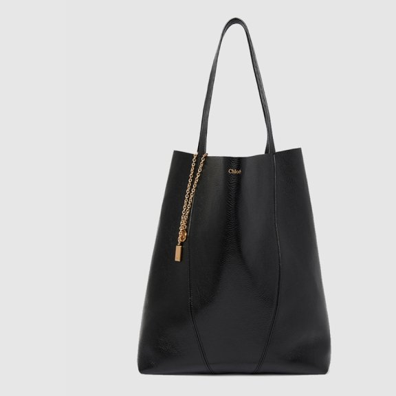 Loewe 그레인드 가죽 라지 Chloé Spin 토트백 SS810