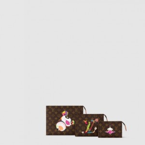 LV x TM 트리오 토일레트리 파우치 M13762