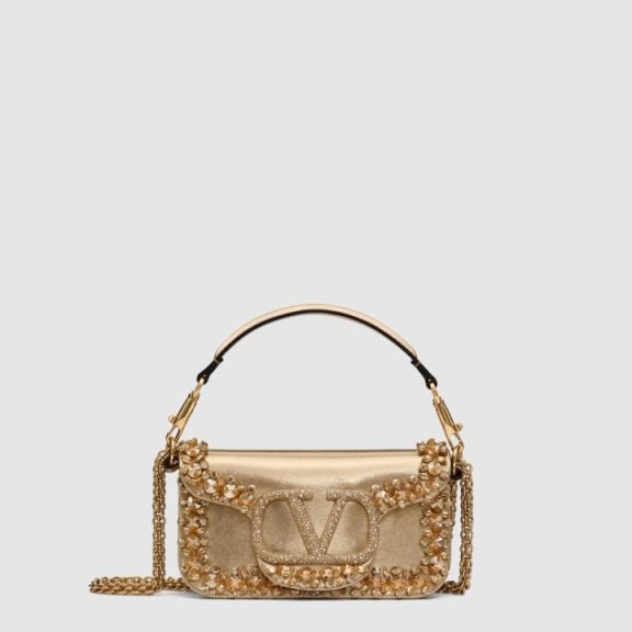 Valentino Locò 크리스털 장식 숄더백