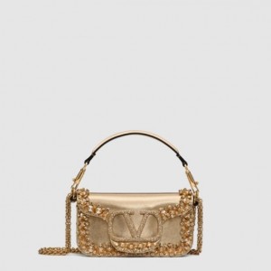 Valentino Locò 크리스털 장식 숄더백