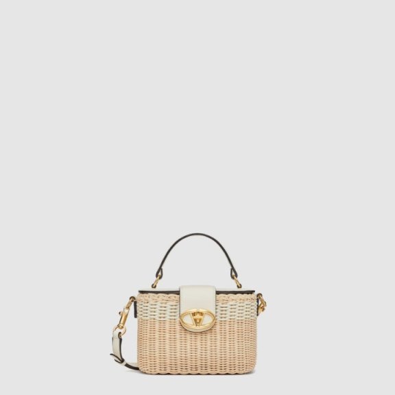 Valentino SIGNATURE 고리 버들 세공 케이스백