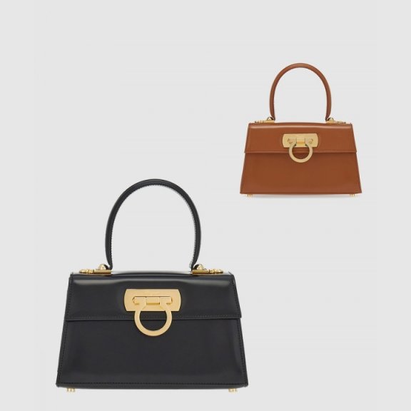 Ferragamo 아이코닉 탑 핸들 212958