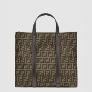 Fendi 자카드 쇼퍼 7VA390