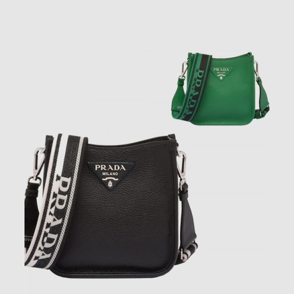 Prada 가죽 미니 숄더백 1BH191