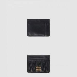 미우미우 마테라쎄 나파 가죽 카드 홀더 5MC076