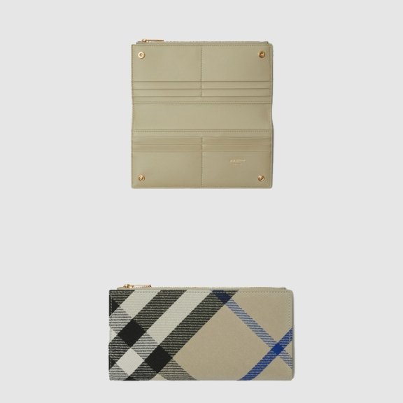 버버리 라지 체크 접이식 지갑 80859751