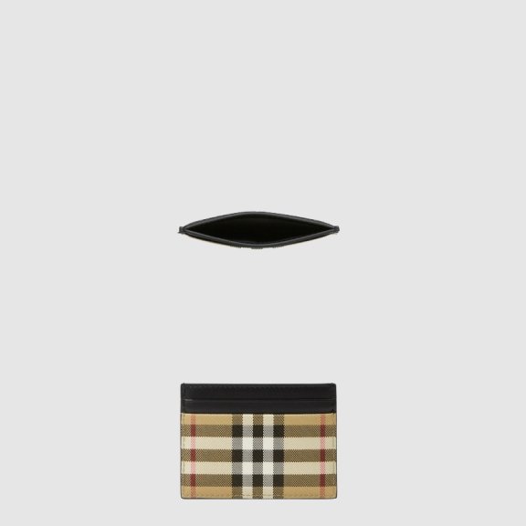 버버리 빈티지 체크 카드지갑 80698221