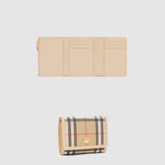 버버리 스몰 빈티지 체크 반지갑 80217351