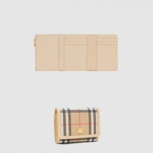 버버리 스몰 빈티지 체크 반지갑 80217351