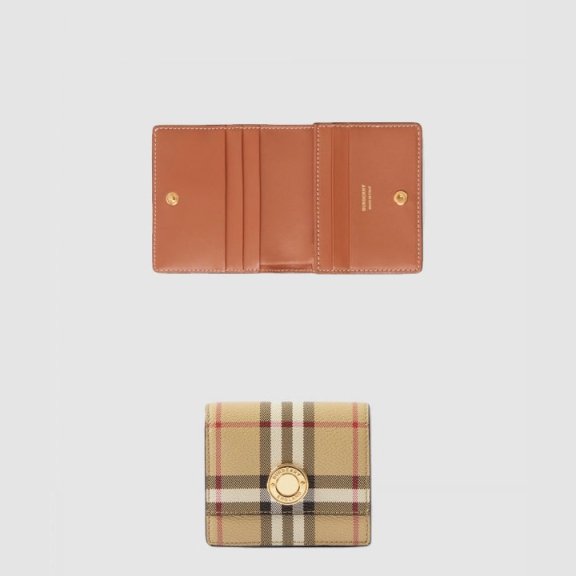 버버리 스몰 체크 반지갑 80704171