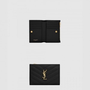 생로랑 모노그램 지퍼 카드지갑 575879
