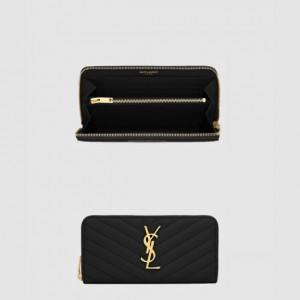 생로랑 모노그램 지퍼월렛 358094
