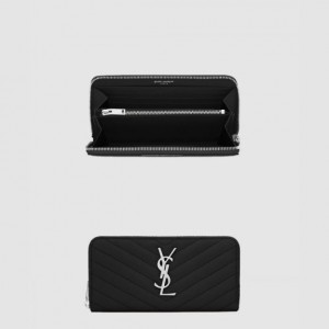 생로랑 모노그램 지퍼월렛 358094