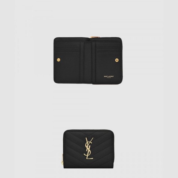 생로랑 모노그램 컴팩트 반지갑 403723