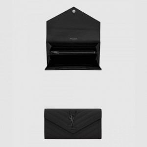 생로랑 모노그램 플랩 장지갑 372264