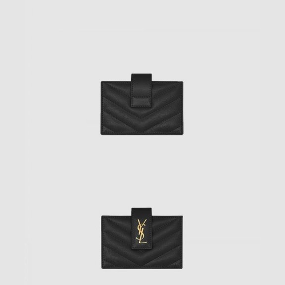 생로랑 아코디언 카드지갑 607907
