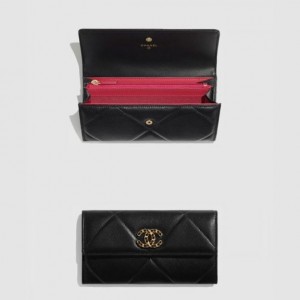 샤넬 19 플랩 장지갑 AP0955