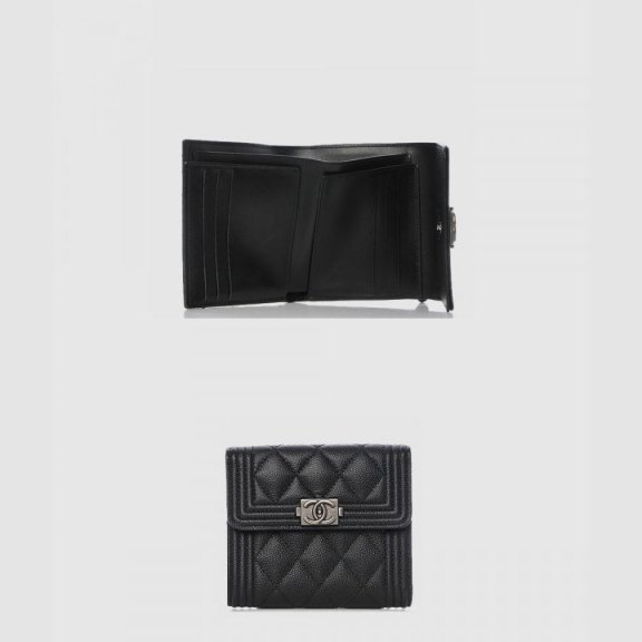 샤넬 보이 컴팩트 반지갑 A80734