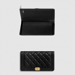 샤넬 보이 플랩 장지갑 A80285