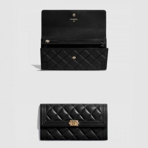 샤넬 보이 플랩 장지갑 A80286