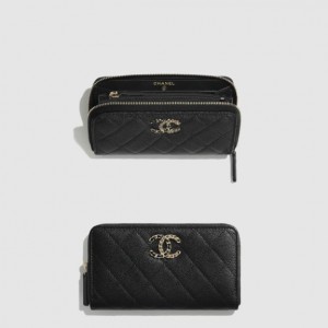 샤넬 지퍼 장지갑 AP1837