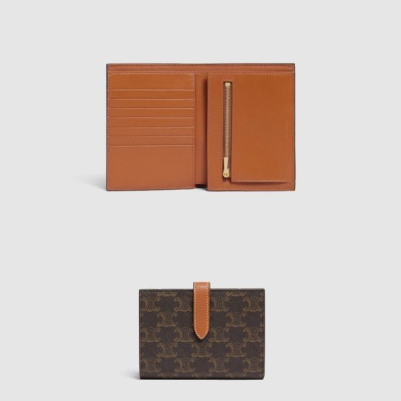 셀린느 스트랩 미디엄 반지갑 10B642