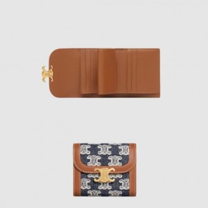 셀린느 트리오페 반지갑 10D782