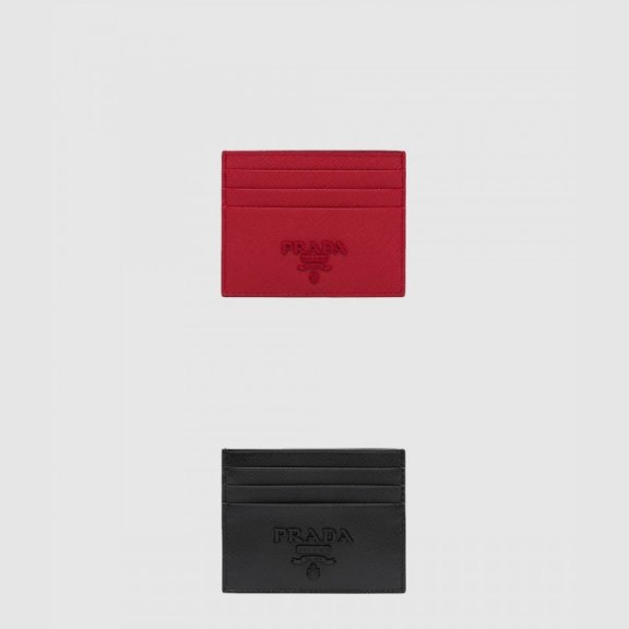 프라다 모노크롬 카드지갑 1MC025