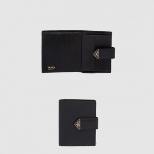 프라다 사피아노 및 가죽 반지갑 1MV204