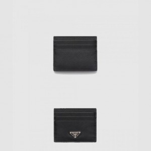 프라다 사피아노 트라이앵글 로고 카드 지갑 1MC025