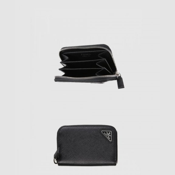 프라다 지퍼 카드 지갑 2MM358