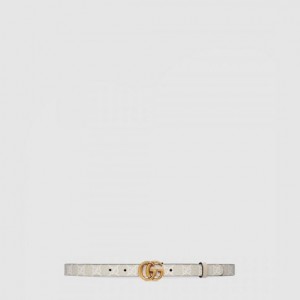 Gucci 마몽 리버서블 씬 벨트 659418