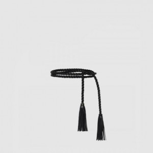 발렌티노 로프 웨빙 랩 벨트