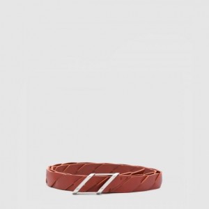 보테가베네타 슬랜티드 패널 웨이스트 벨트 620106