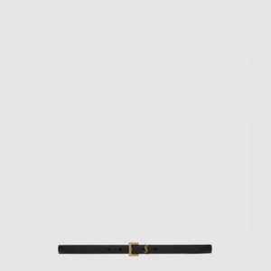 생로랑 래커 처리된 가죽 소재의 스퀘어 버클 554465