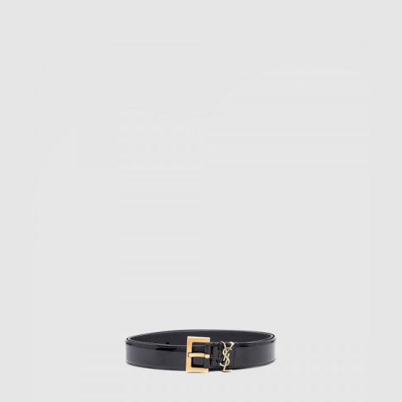 생로랑 매끄러운 가죽 벨트 634437