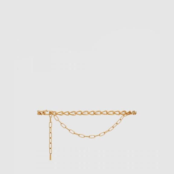 생로랑 메탈 이중 체인 벨트 660507