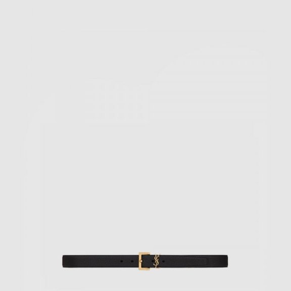 생로랑 모노그램 토고레더 벨트 634440