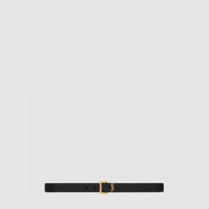 생로랑 모노그램 토고레더 벨트 634440