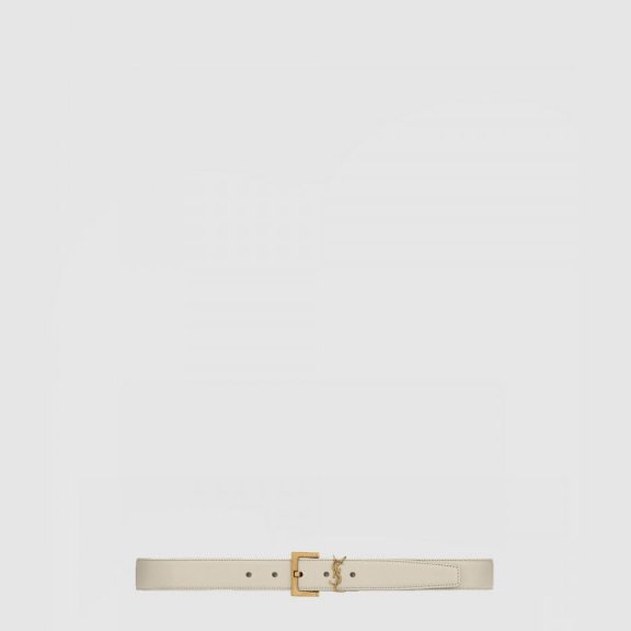 생로랑 스퀘어 로고 벨트 634437