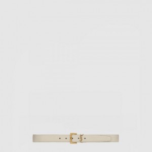 생로랑 스퀘어 로고 벨트 634437