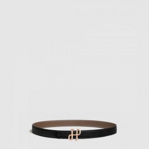 에르메스 H 커시브 리버서블 벨트