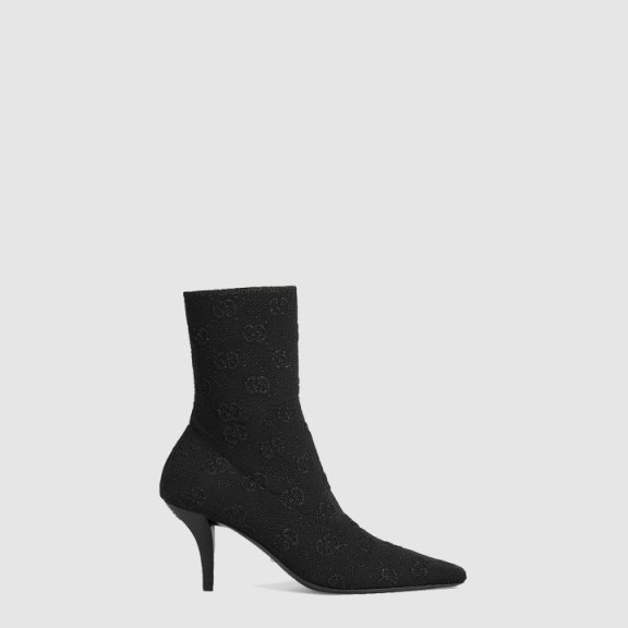 구찌 니트 앵클 부츠 718378