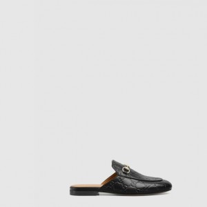 Gucci 레더 홀스빗 슬리퍼 813864