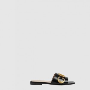 구찌 레터링 로고 슬리퍼 694858