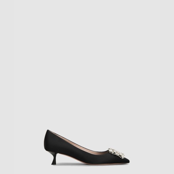 로저비비에 RV 부케 스트라스 버클 펌프스 5432