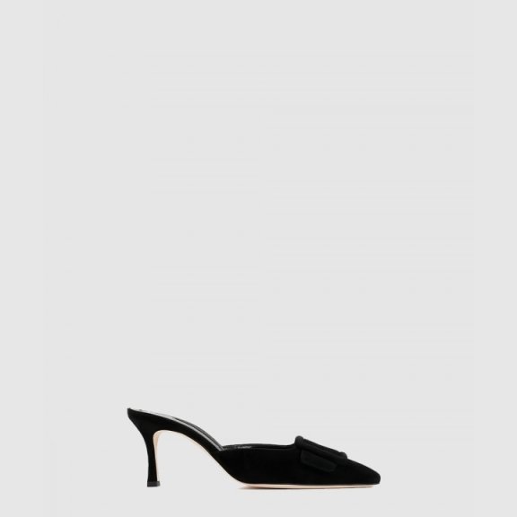 마놀로블라닉 메이세일 스웨이드 키튼 뮬